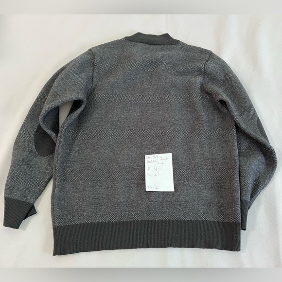 Abdullah Kigili Exclusive Cut Wool/ Acrylic  Sweater Elbow Patches‎ Sz L - Picture 7 of 7